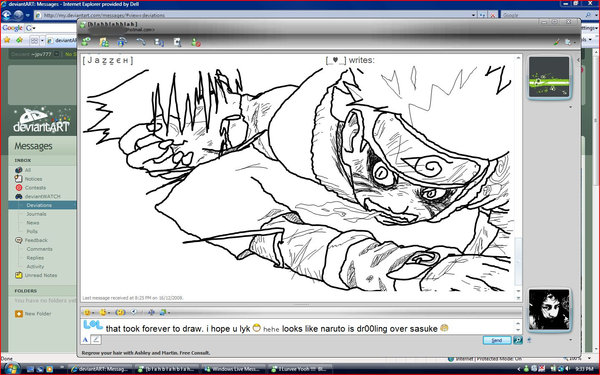 600x375 Naruto Msn Drawing By Jpv777