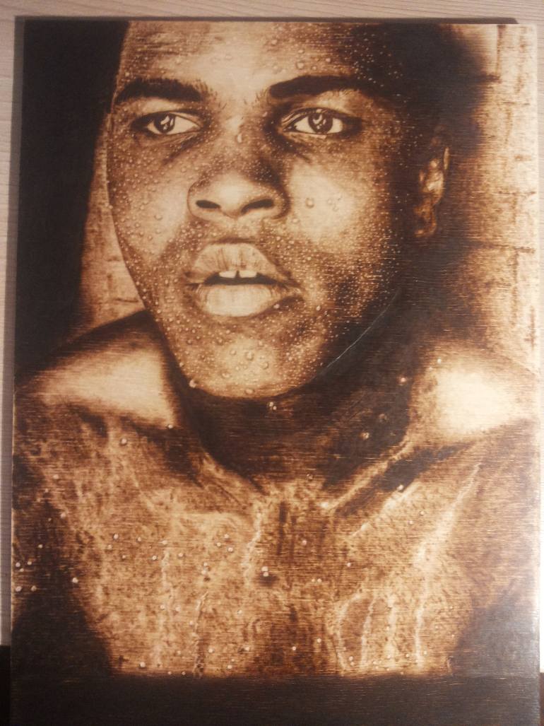 770x1027 Saatchi Art Muhammad Ali Drawing By Ivan Djuric