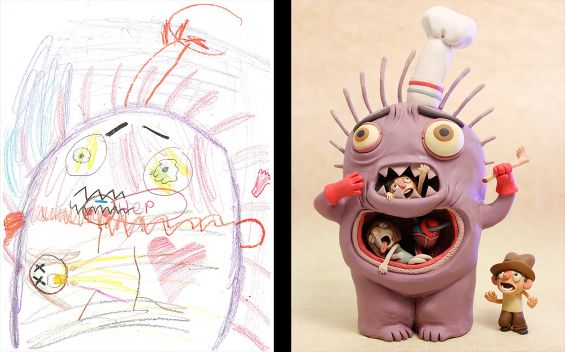 565x352 Multimedia Artists Bring Kids' Wacky Monster Drawings To Life