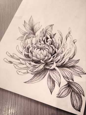 350x468 Chrysanthemum Left Foot Idea. God Sees Me As Absolutely Perfect