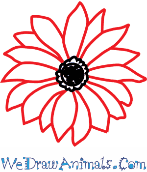 300x350 How To Draw A Chrysanthemum Flower