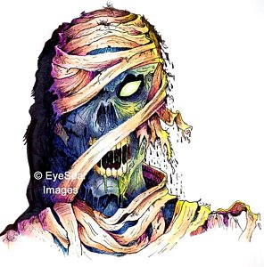 296x300 Mummies Drawings