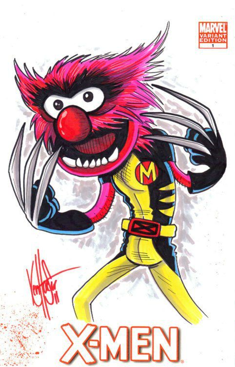 482x752 X Men Muppets Animal, Comic And Marvel