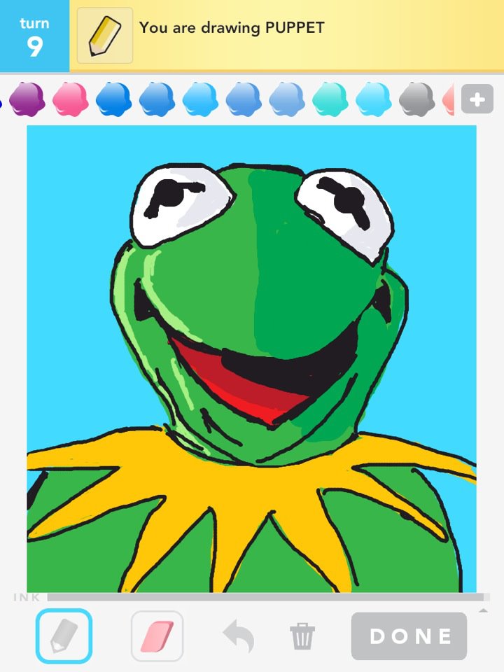 720x960 Muppets Kermitcookie Monster Dave's Drawing Something