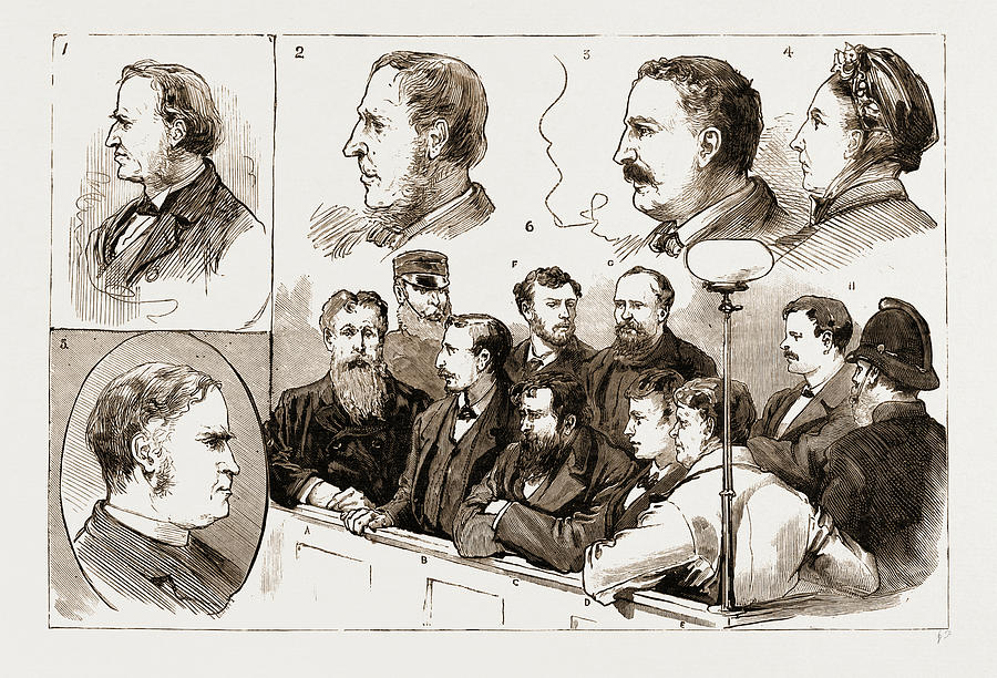 900x612 The Murder League In Ireland, Examination At Kilmainham Drawing By