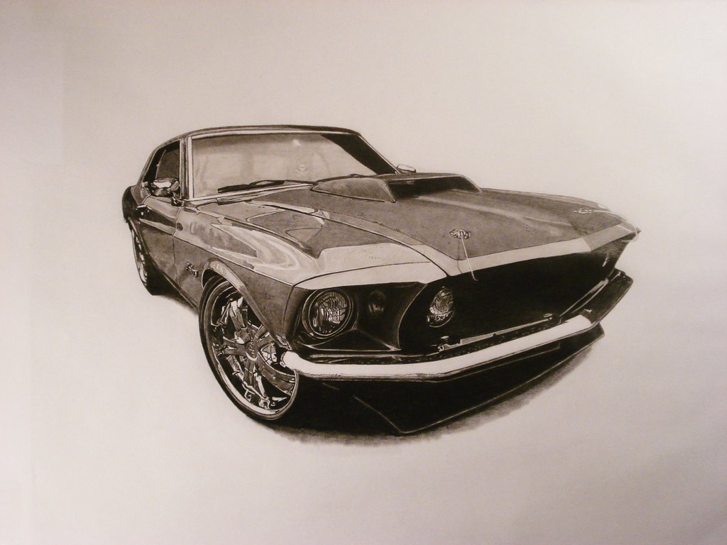 1024x768 Muscle Car By Oh Yeah89