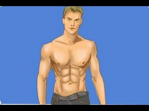 480x360 How To Draw Muscle Man