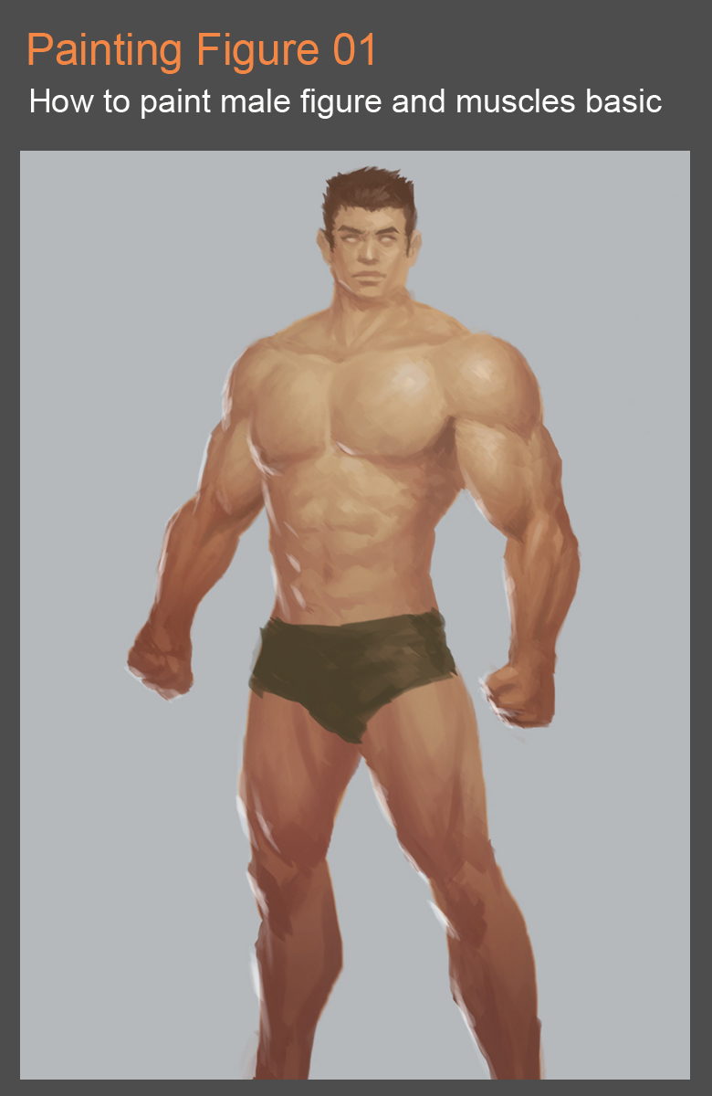 780x1200 Painting Man Figure And Muscles Video Tutorial Update 2015
