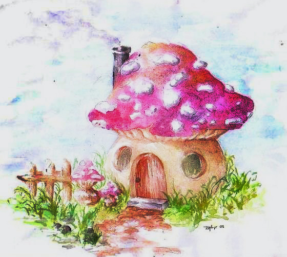 560x501 Mushroom House By Keyade