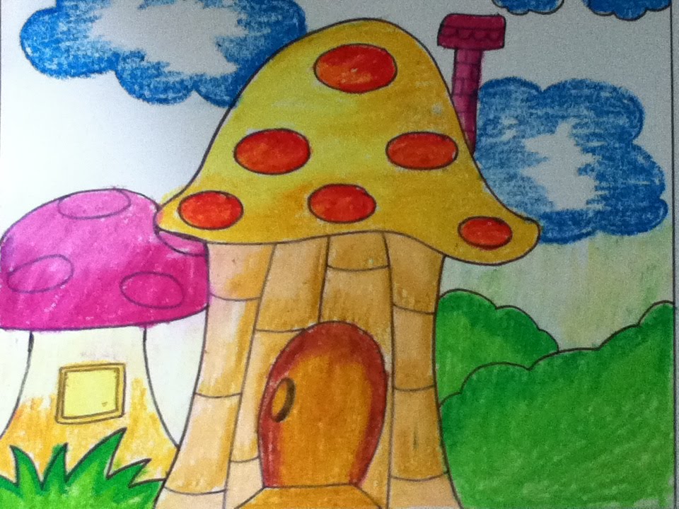 960x720 Mushroom House For Kids In Simple Steps