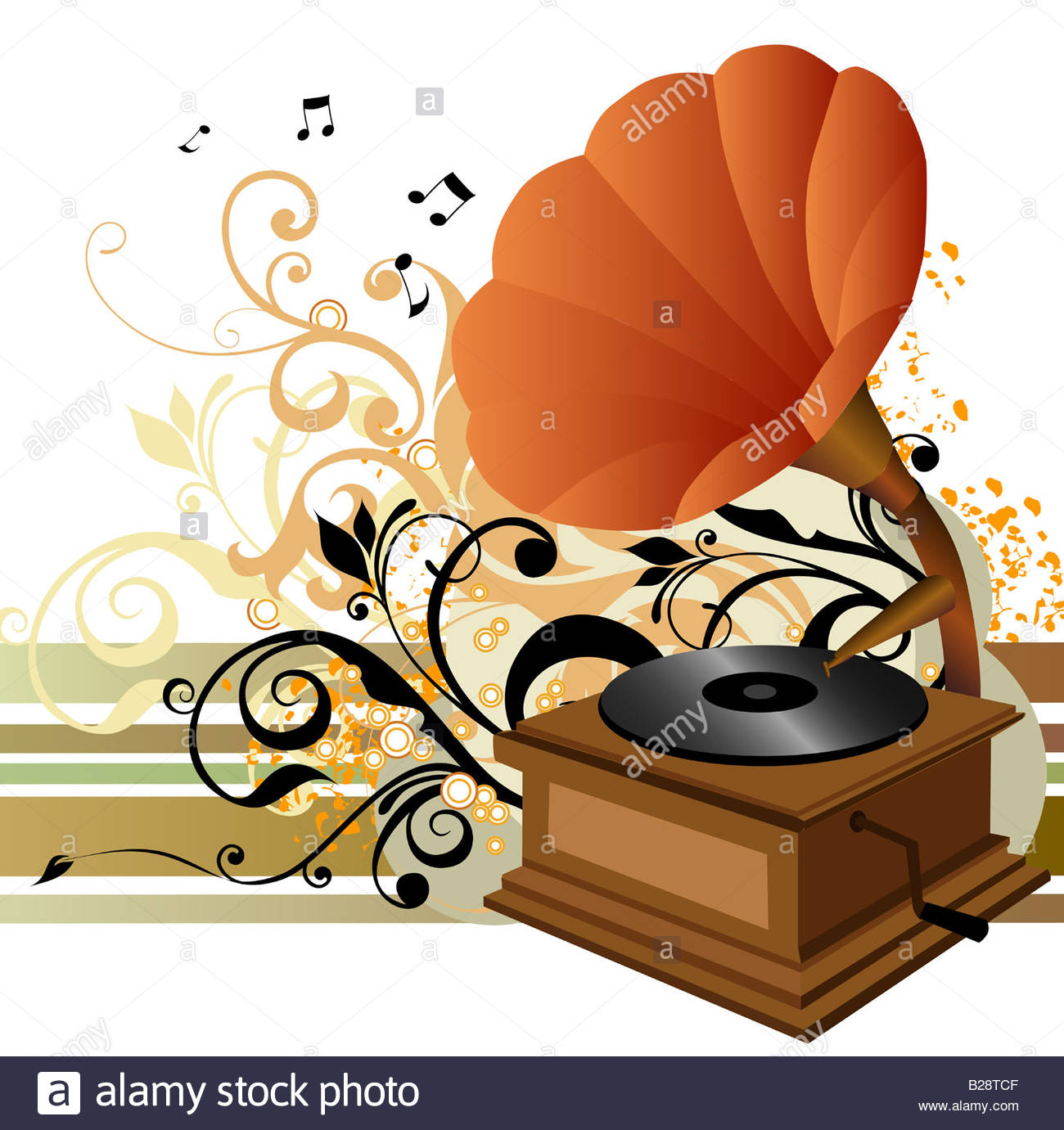 1300x1381 Illustration Drawing Of Music Box Stock Photo 18634463