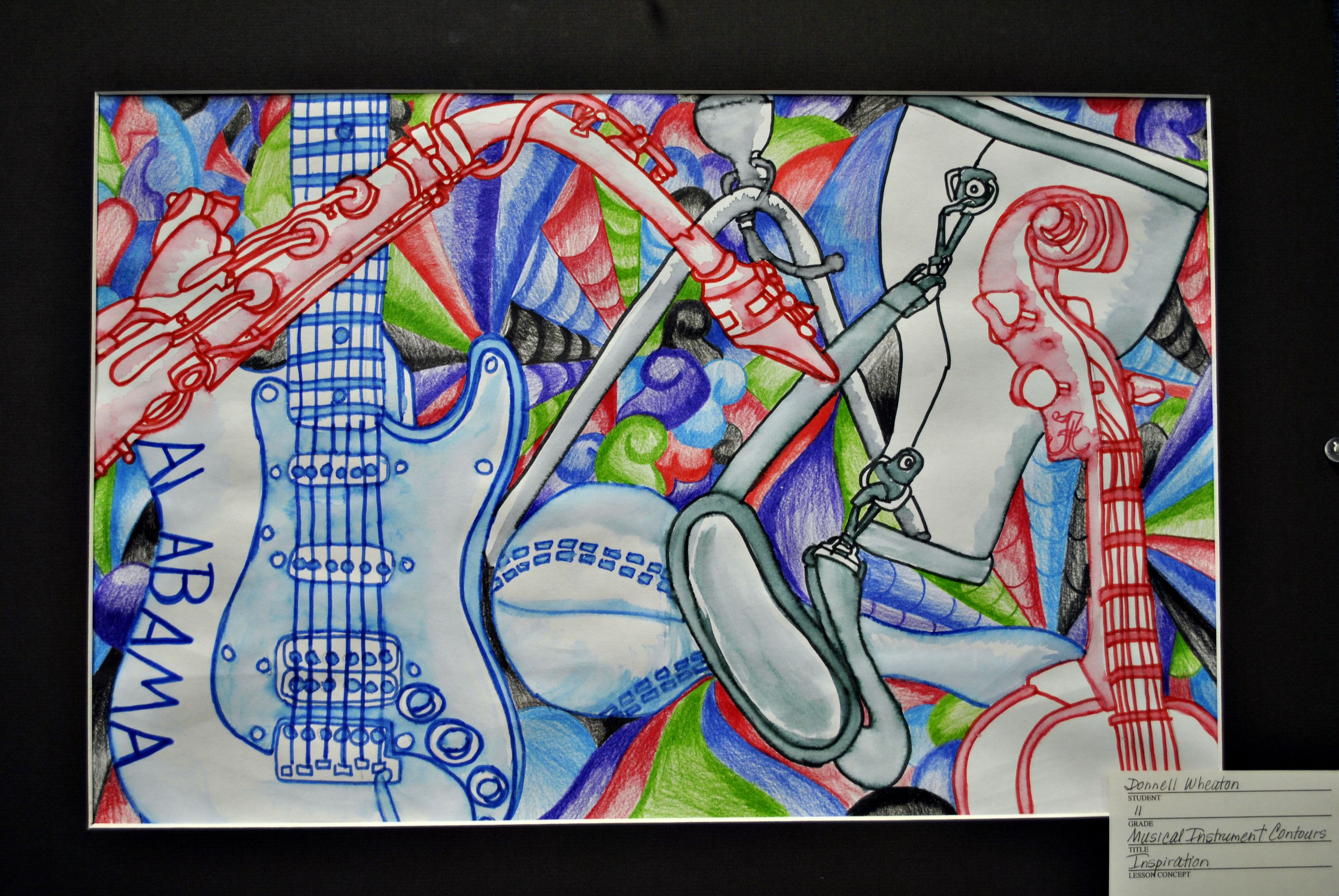 3872x2592 Music Instrument Drawing. Borrow Some From Music Teacher For Still