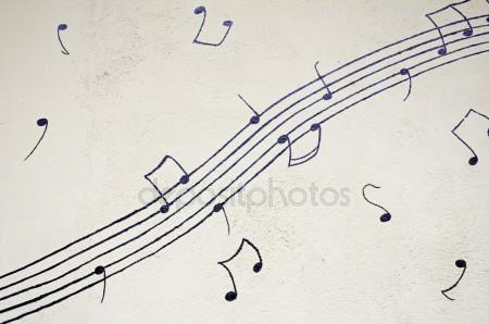 450x298 Headphones With Musical Notes Drawn On Chalkboard Stock Photo