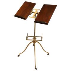 240x240 Early 20th Century Adjustable Height Drawing Table Stand For Sale