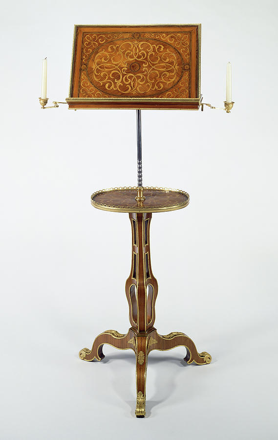 569x900 Music Stand Pupitre Attributed To Martin Carlin, French Drawing By
