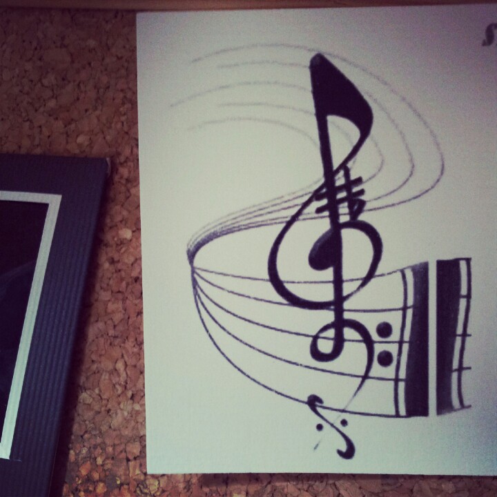 Music Symbols Drawing at GetDrawings | Free download