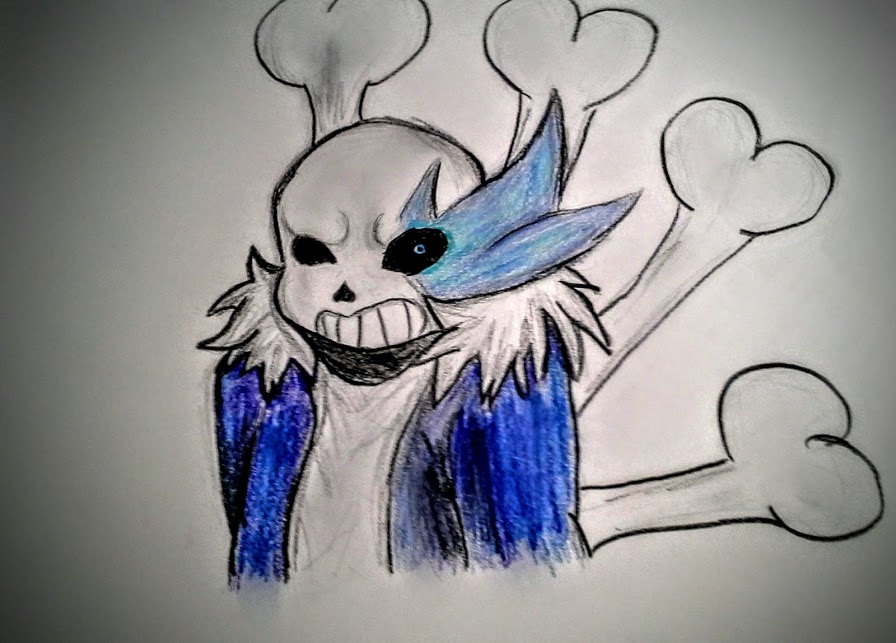 896x643 Sans Drawing By Musical Fox Maggie