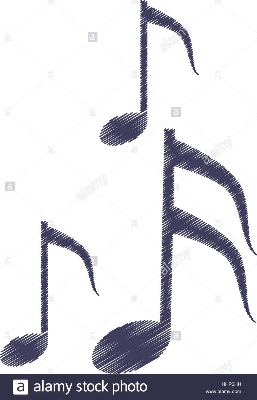 894x1390 Drawing Musical Note Melody Symbol Stock Vector Art Amp Illustration