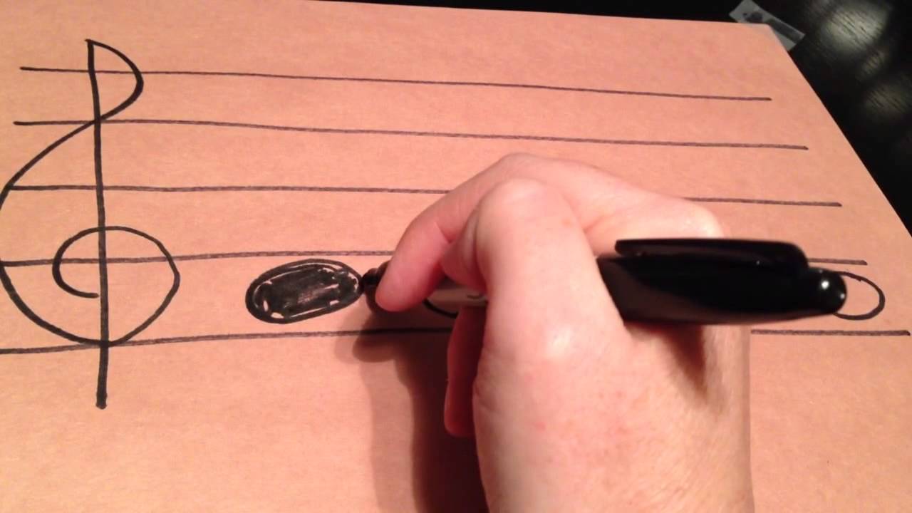 1280x720 How To Draw Music Notes