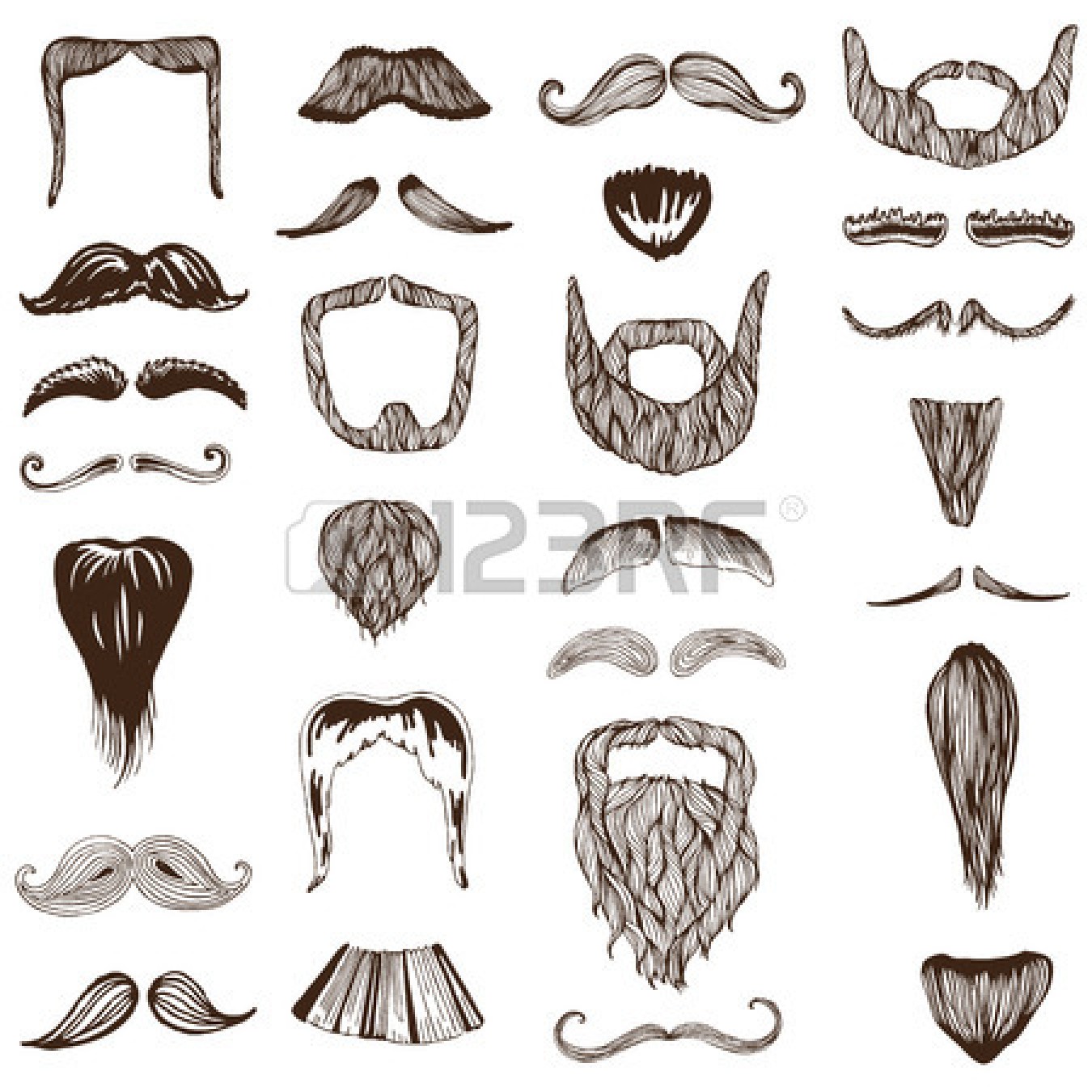 1350x1350 Funny Beard Drawing