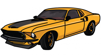 382x215 How To Draw Ford Mustang Anvil 1969, A Car, The Fast And Furious
