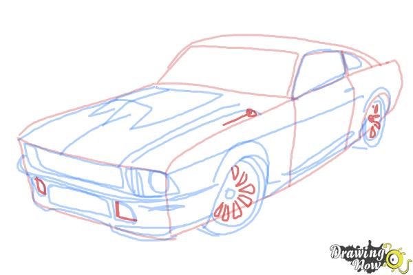 600x400 How To Draw A Ford Mustang