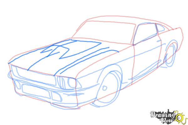 600x400 How To Draw A Ford Mustang