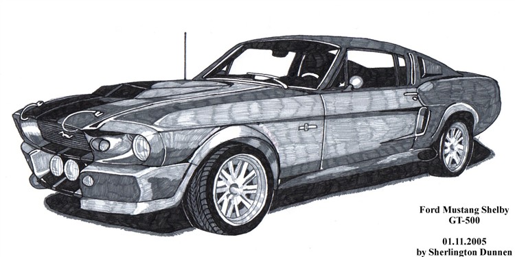 750x375 Ford Mustang Shelby Gt 500 By Sherlingtondunnen