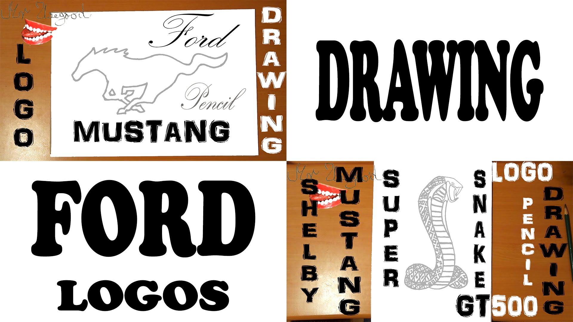 1920x1080 How To Draw Ford Logo Step By Step Easy Ford Mustang Logo