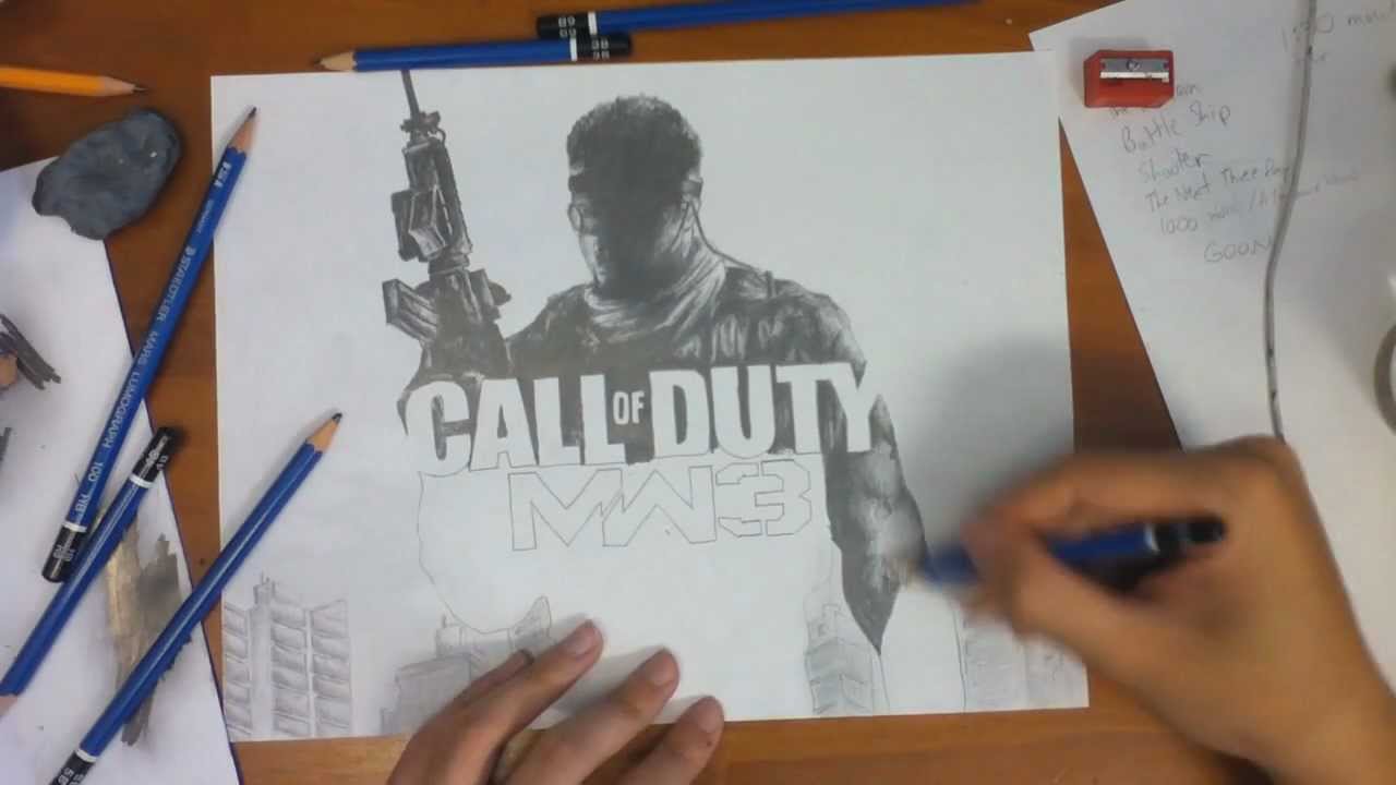 1280x720 Mw3 Speed Art Pencil Drawing