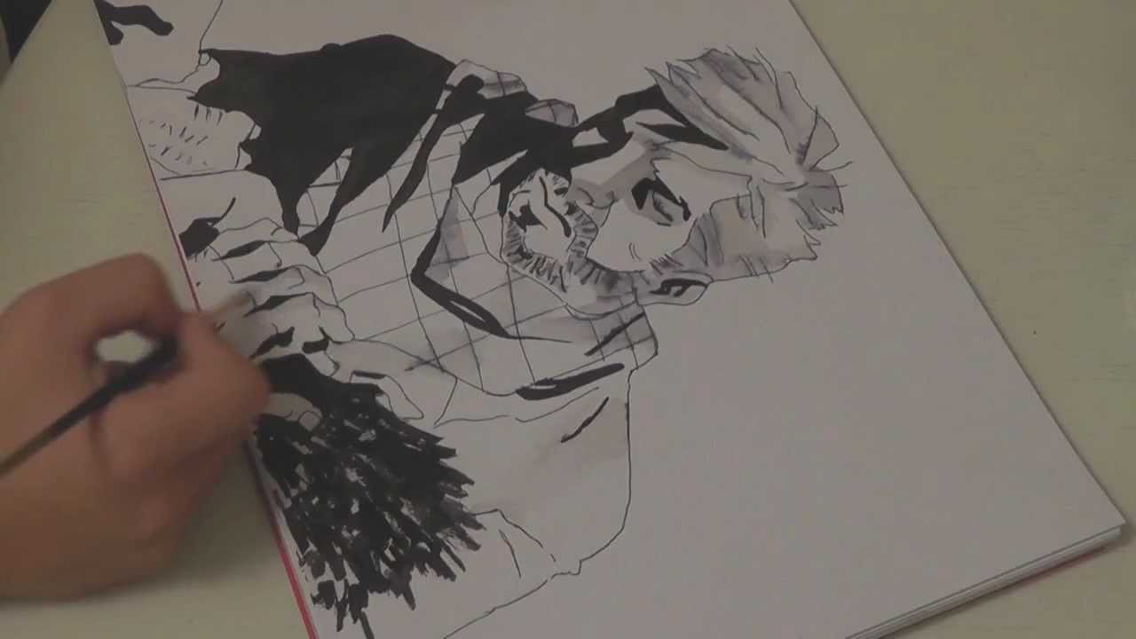 1280x720 The Walking Dead Speed Drawing