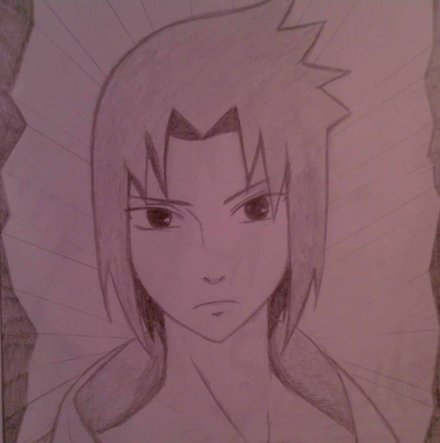 1523x1536 Drawing Anime Images My Draw Of Sasuke Hd Wallpaper And Background