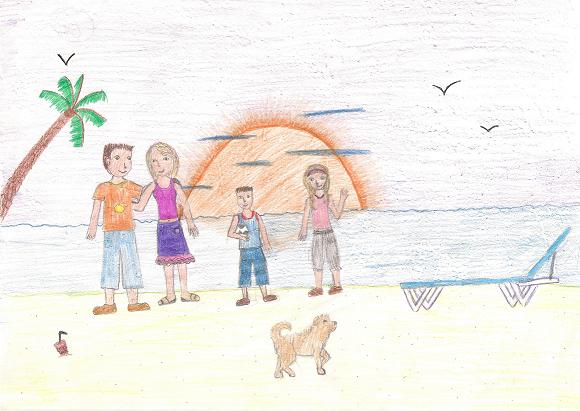 580x411 Visual Arts Drawing My Family