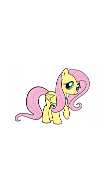 215x382 How To Draw Fluttershy, My Little Pony, Cartoons, Easy Step By