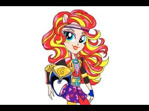 480x360 How To Draw Sunset Shimmer From My Little Pony Equestria Girls