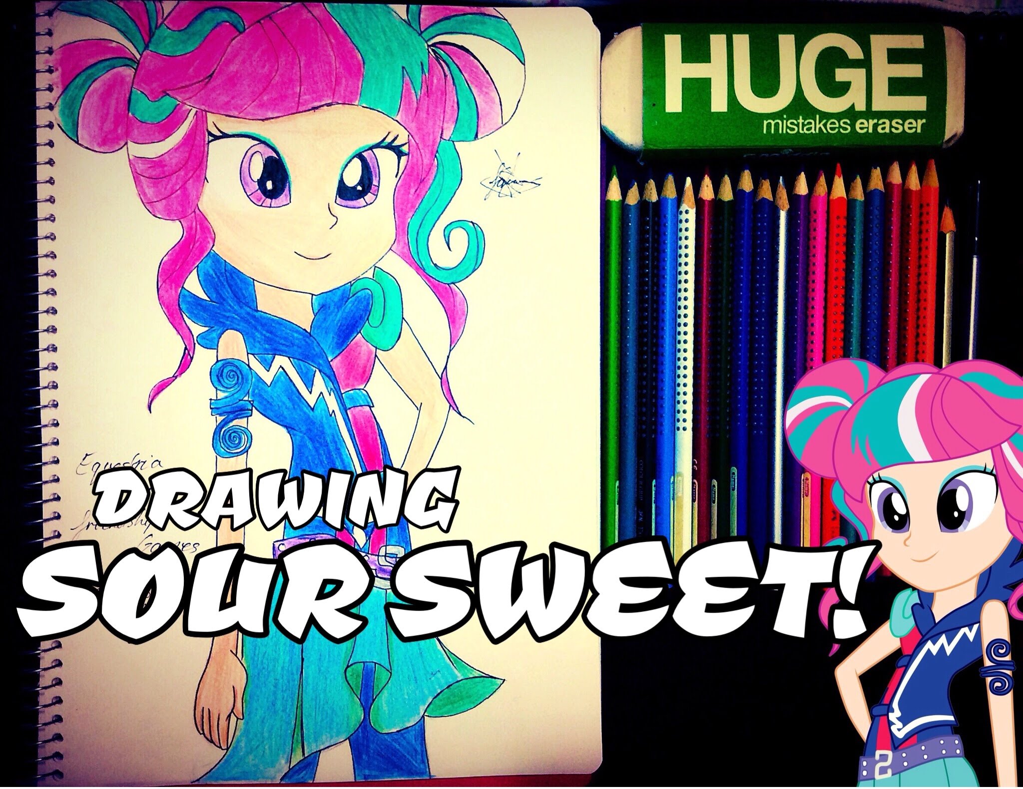 2048x1580 Speed Drawing Sour Sweet Equestria Girls 3 Friendship Games