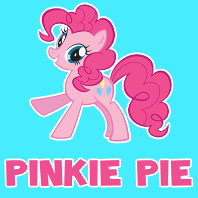400x400 How To Draw Pinkie Pie From My Little Pony Friendship Is Magic