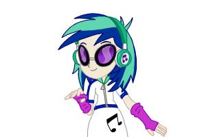 300x200 How To Draw Dj Pon 3 From My Little Pony Equestria Girls Rainbow