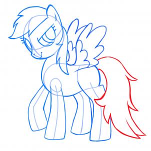 302x302 How To Draw Rainbow Dash, My Little Pony Friendship Is Magic