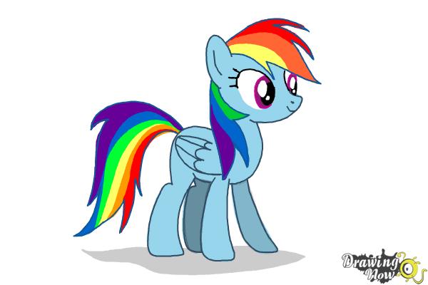600x400 How To Draw Rainbow Dash From My Little Pony Friendship Is Magic
