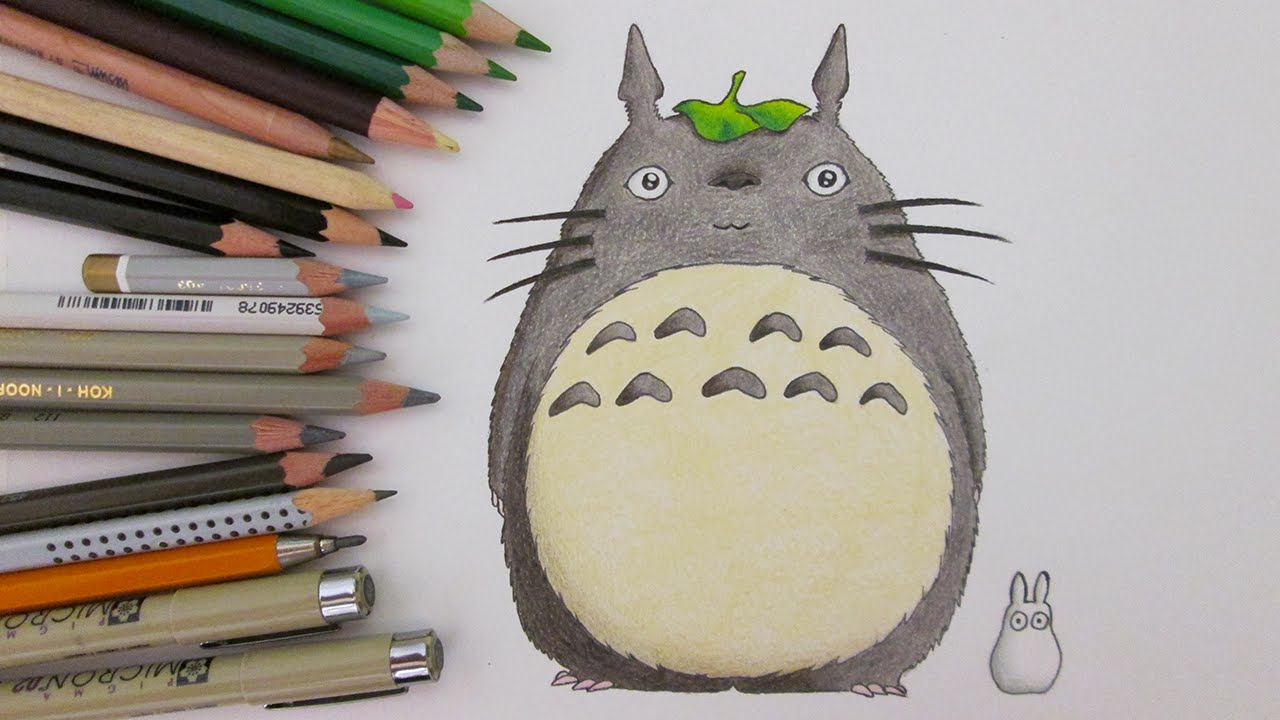 1280x720 Speed Drawing Totoro My Neighbor Totoro