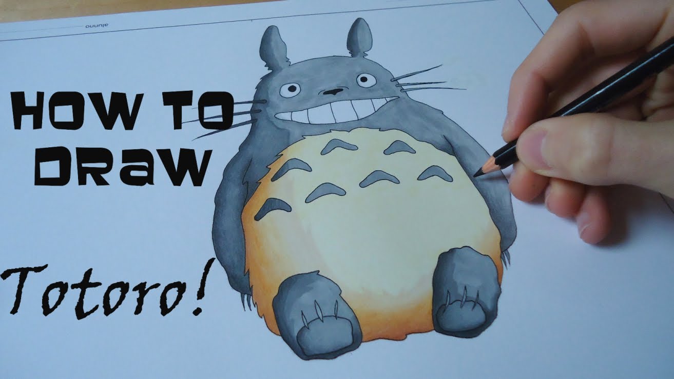 1313x739 Speed Drawing Totoro