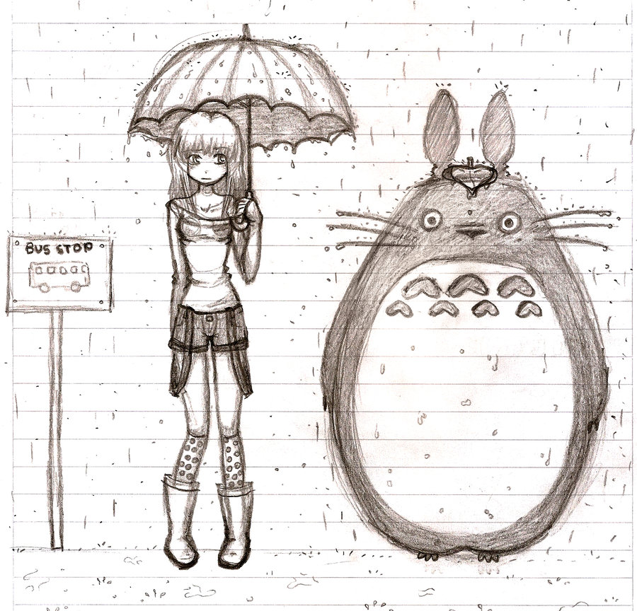 900x864 My Neighbor Totoro By Mew Ninjin