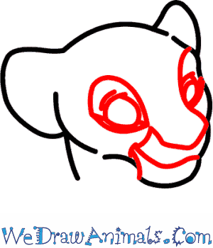 300x350 How To Draw Nala From The Lion King