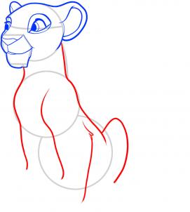 271x302 How To Draw How To Draw A Lion King Nala