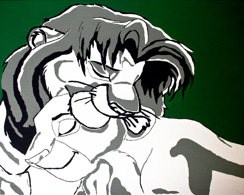 800x639 The Lion King, Simba And Nala By Mre200200