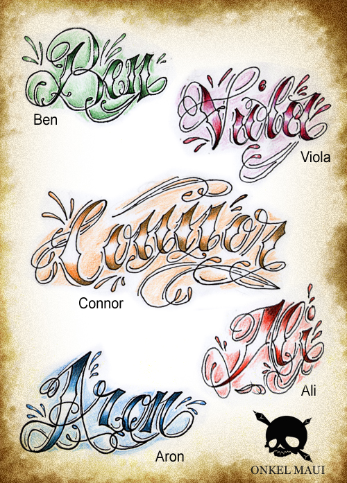 500x697 Cursive Names 2 Bykelmaui