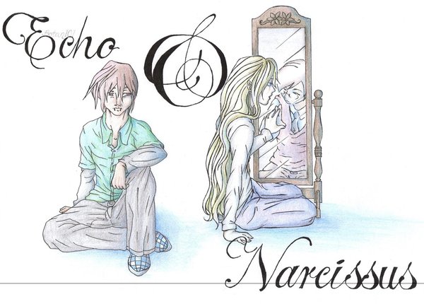 600x430 Echo And Narcissus By Botan101
