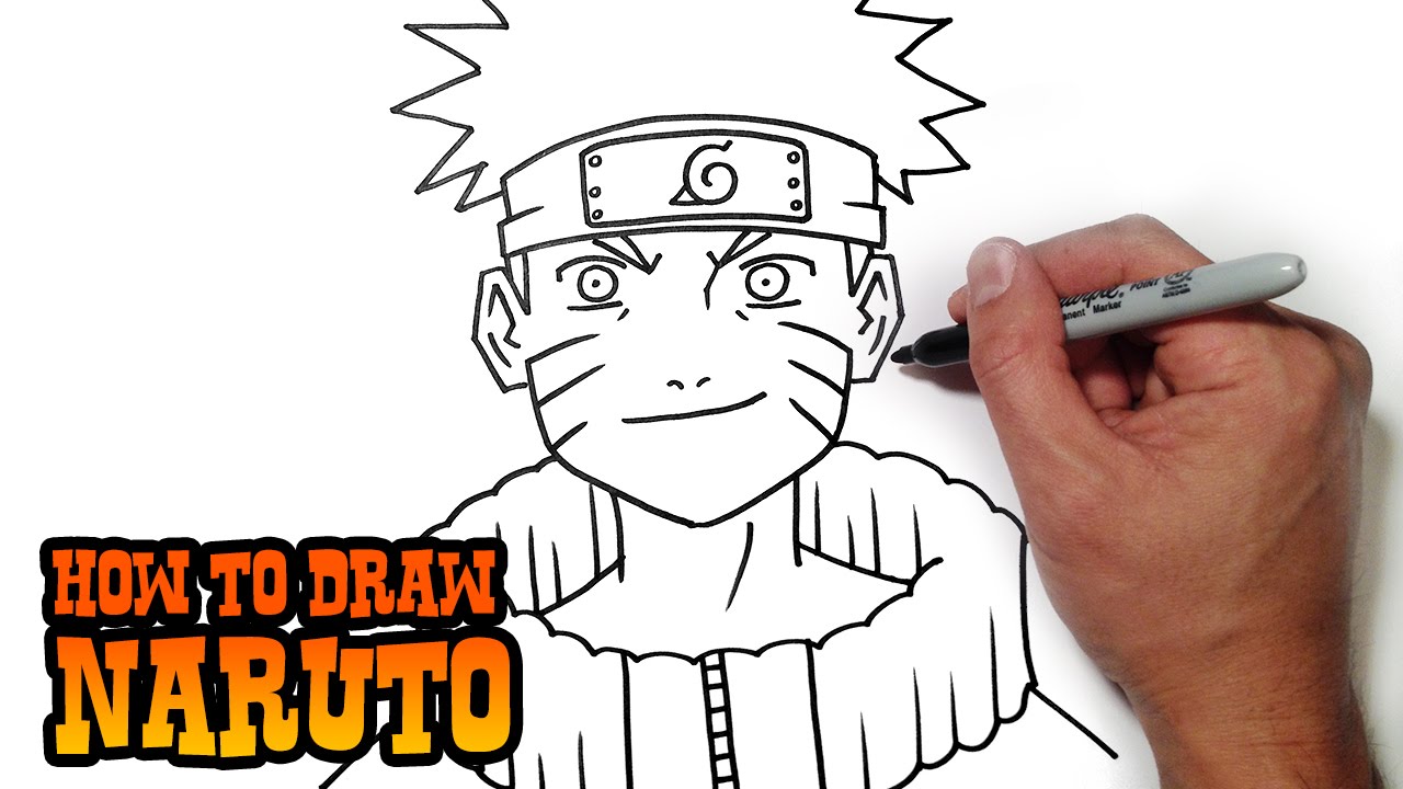 1280x720 How To Draw Naruto Simple Video Lesson
