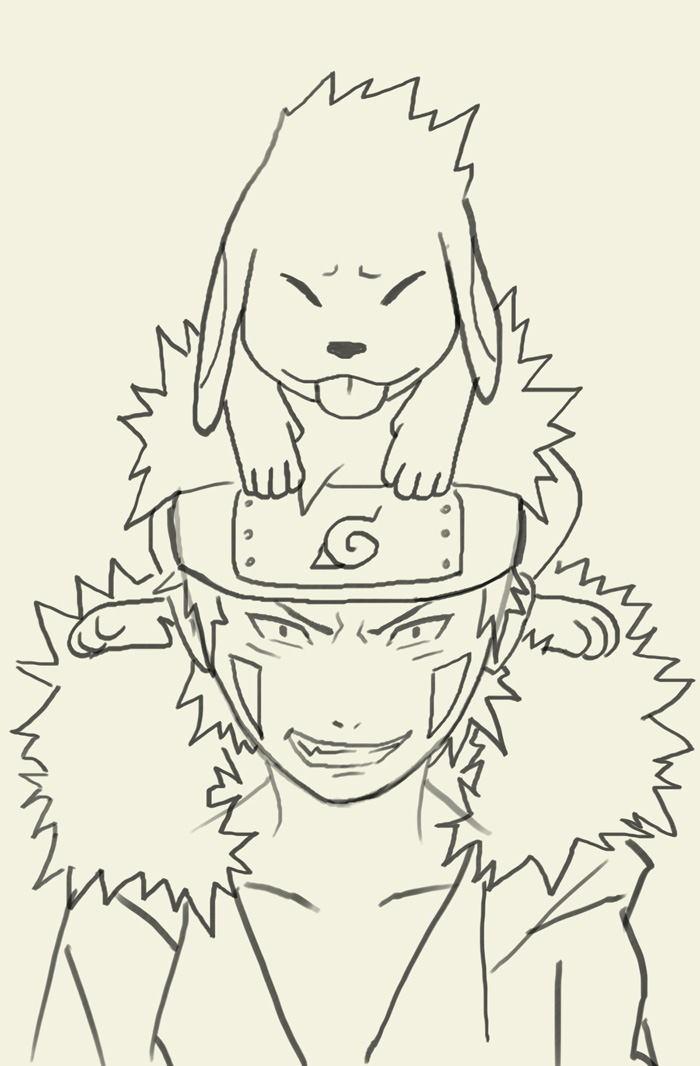 700x1066 How To Draw Inuzuka Kiba
